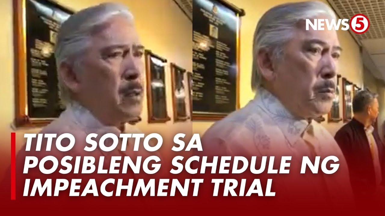 SP Sotto, naghahanda na para sa posibleng impeachment trial ng dalawang mataas na lider ng bansa