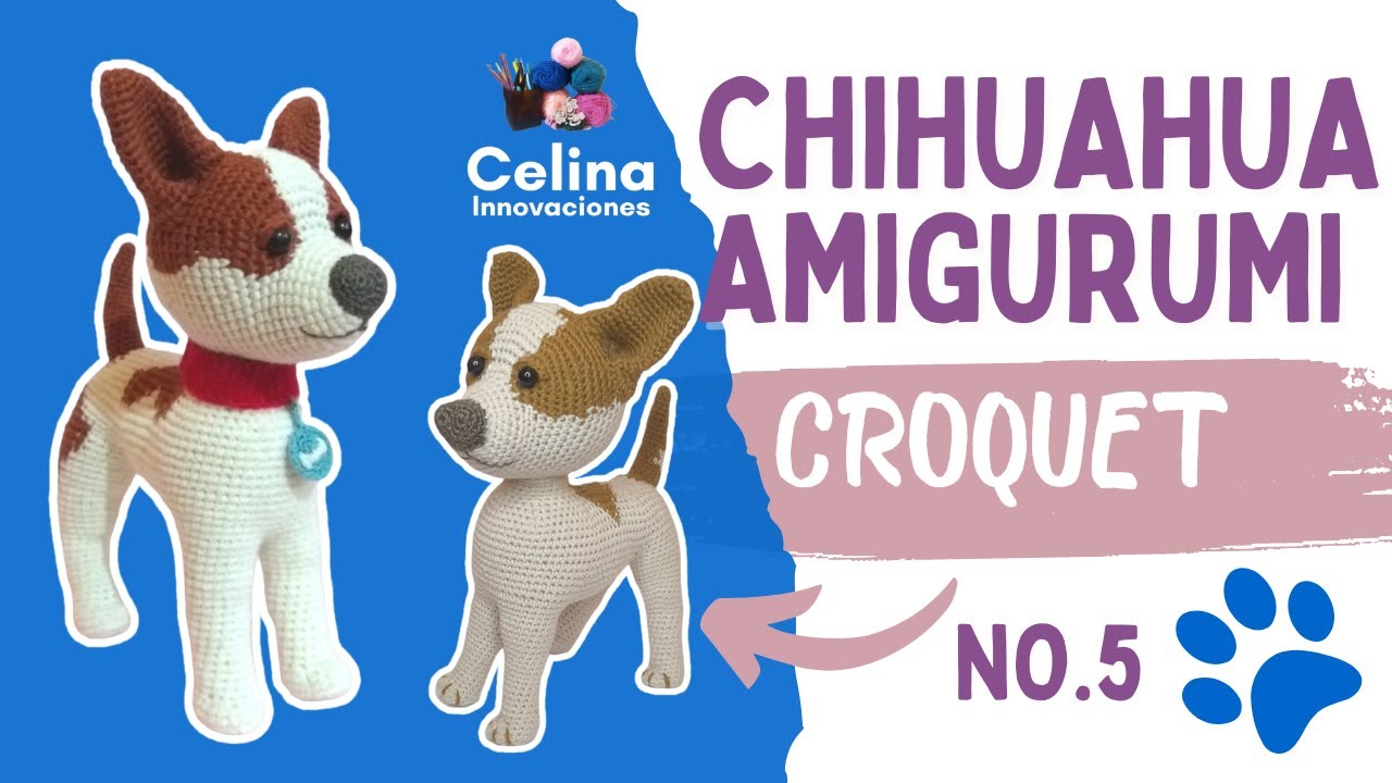 Amigurumi raza chihuahua🐾base del cuerpo ¡tutorial paso a paso! Tejido a crochet 😊