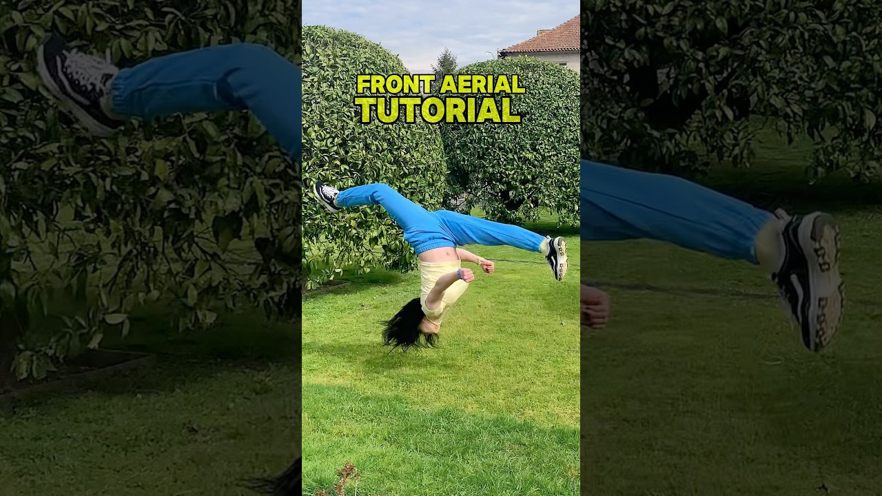 How To Do a Front Aerial - Step By Step Tutorial 🤸&zwj;♀️✨