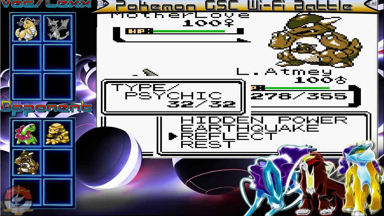 Pokemon Second Generation GSC TGBDual Wi-Fi Battle vs Blaniom( GSC BL) : Turnabout Anticipation!!