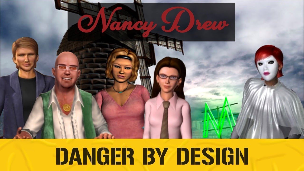 LE MOULIN! Playing Her interactive Nancy Drew Game "Danger by Design" PART 1