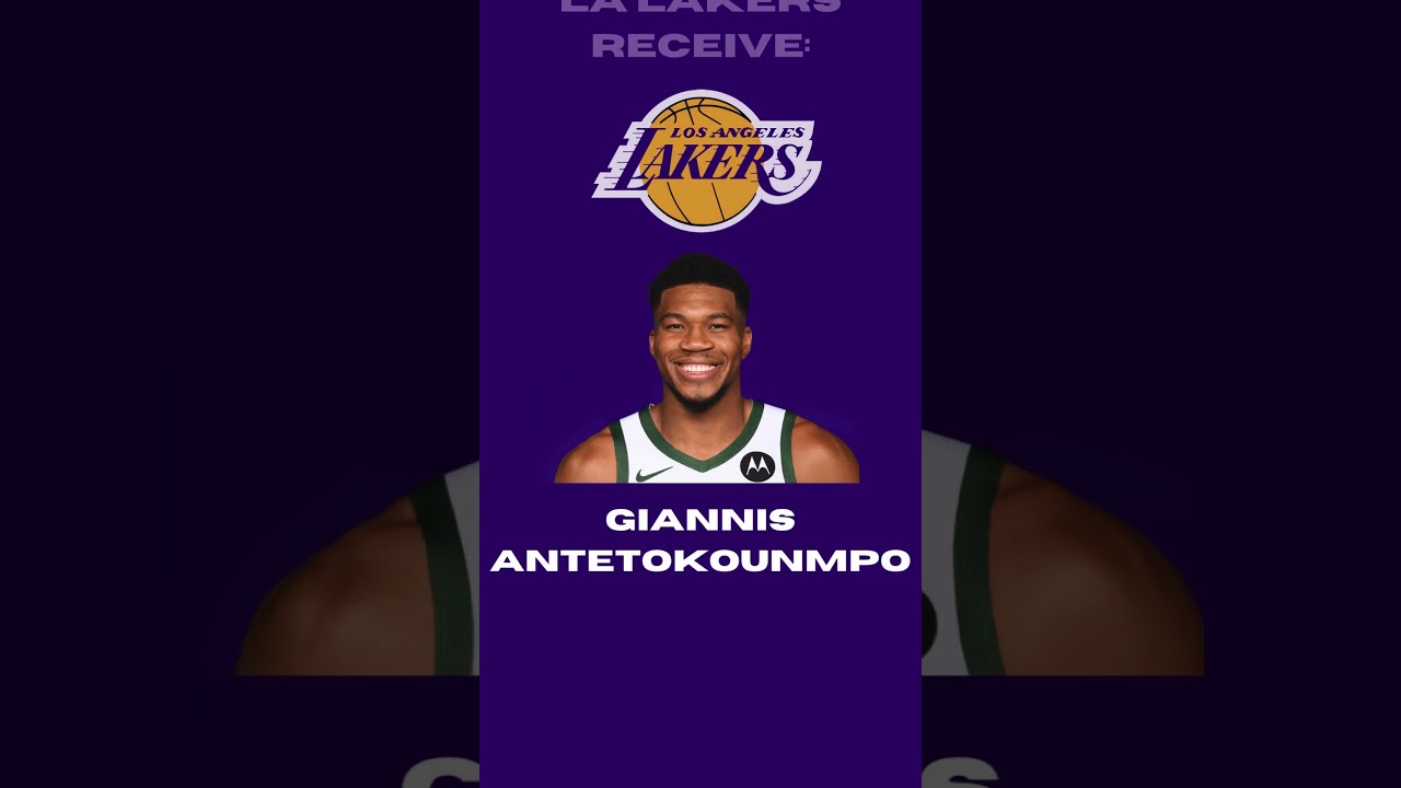 TRADING Giannis Antetokounmpo To The Los Angeles Lakers! #nba #basketball #viral