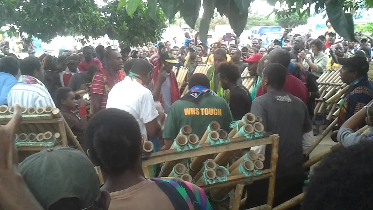 Vanuatu bamboo music