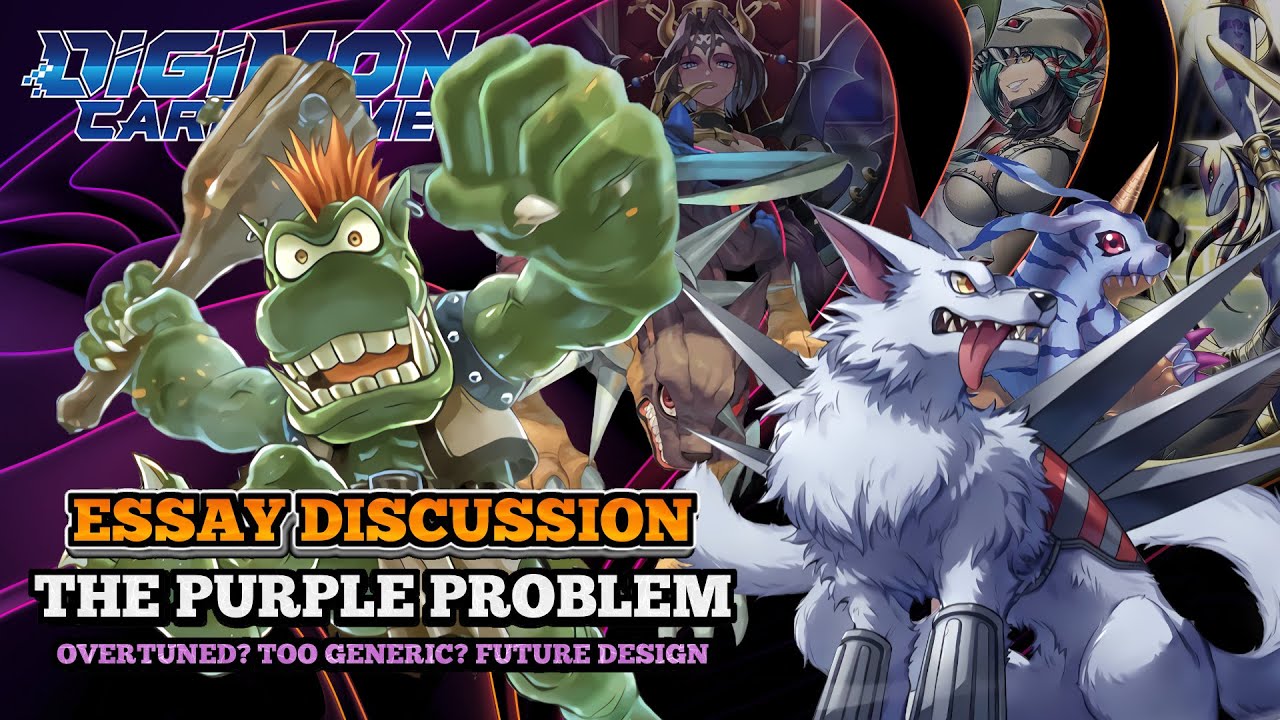 Digimon TCG | Essay Discussion - The Purple Problem? Overtuned? Too Generic? Future Design Talk