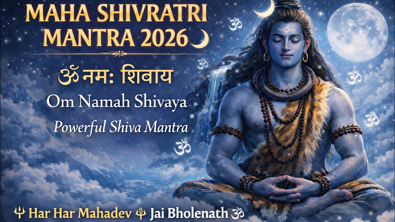 Maha Shivratri Special Mantra 🔱 | Om Namah Shivaya Jaap