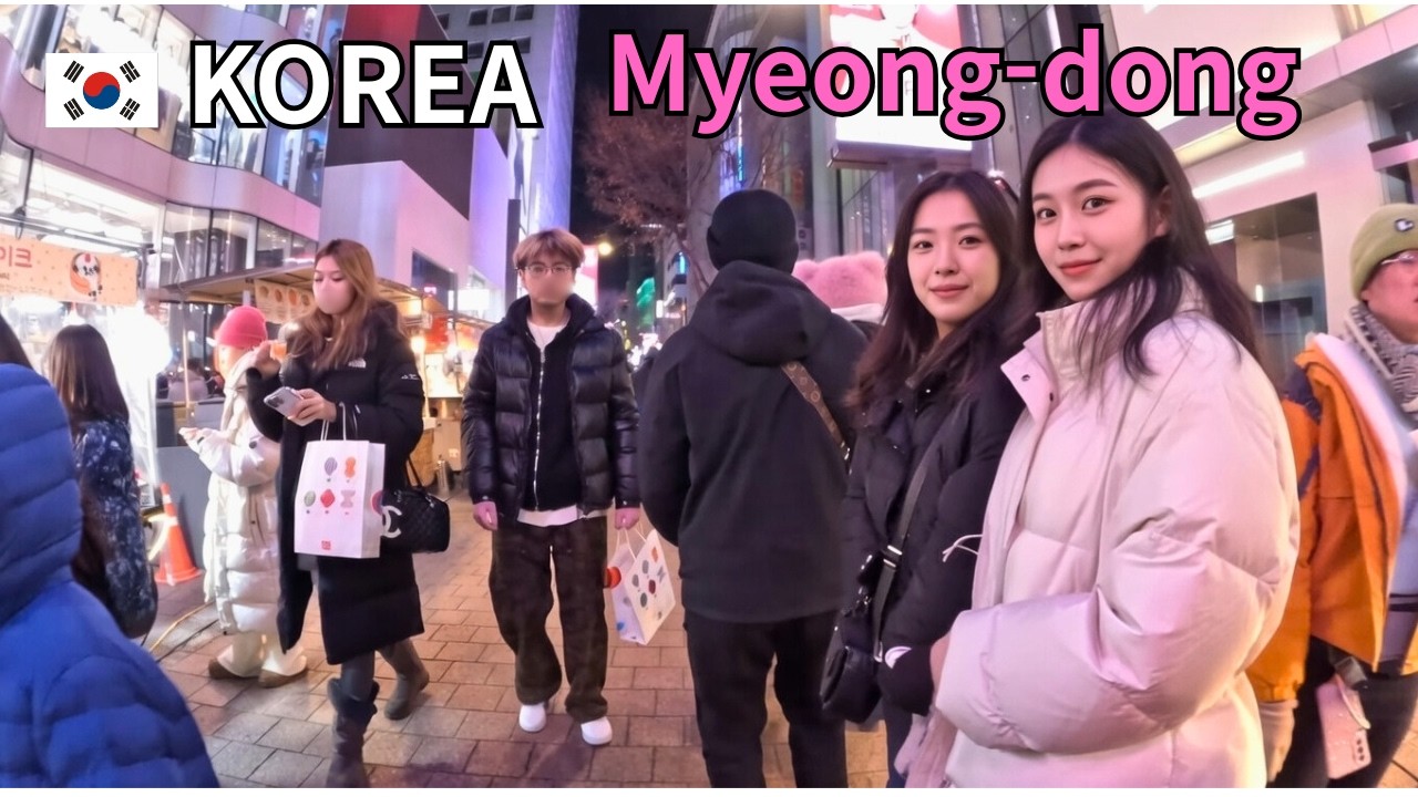 649) Seoul Nightlife! Myeongdong, Korea's Top Tourist Attraction | Winter 2026 : Korea Walk [4K ASMR