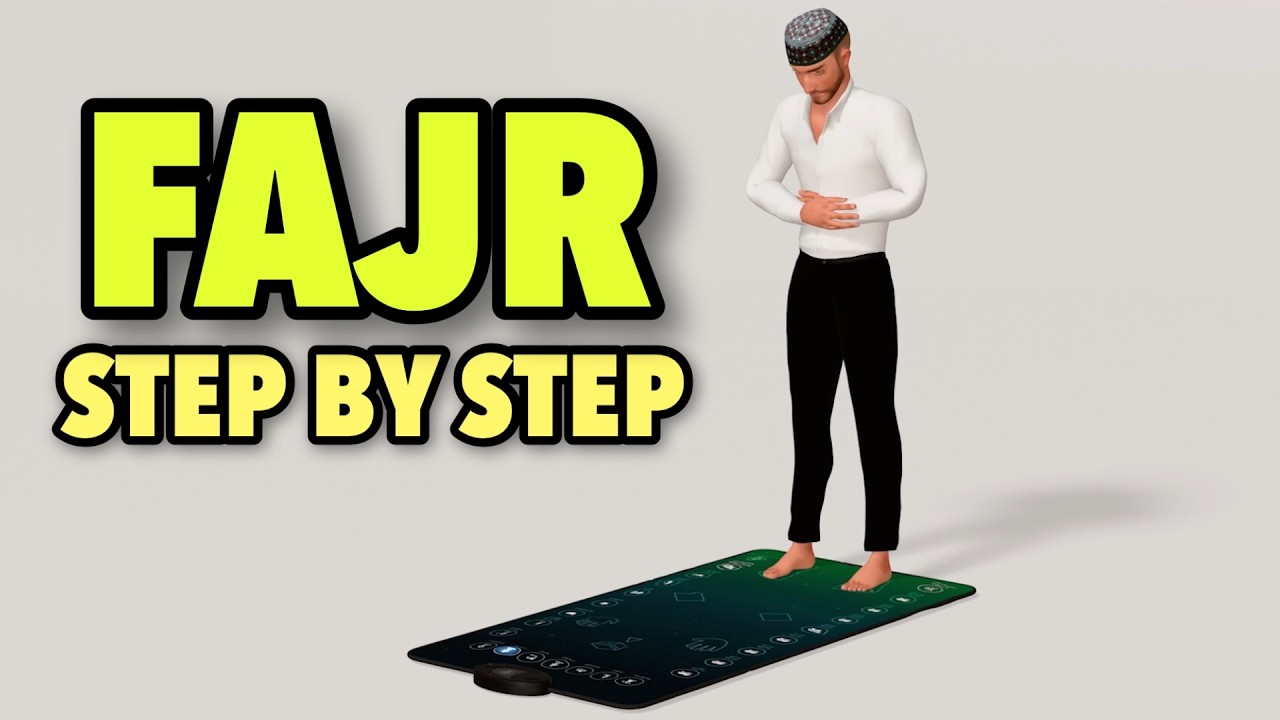 How to Pray Fajr Step By Step (Animated) with Subtitles/ Translation