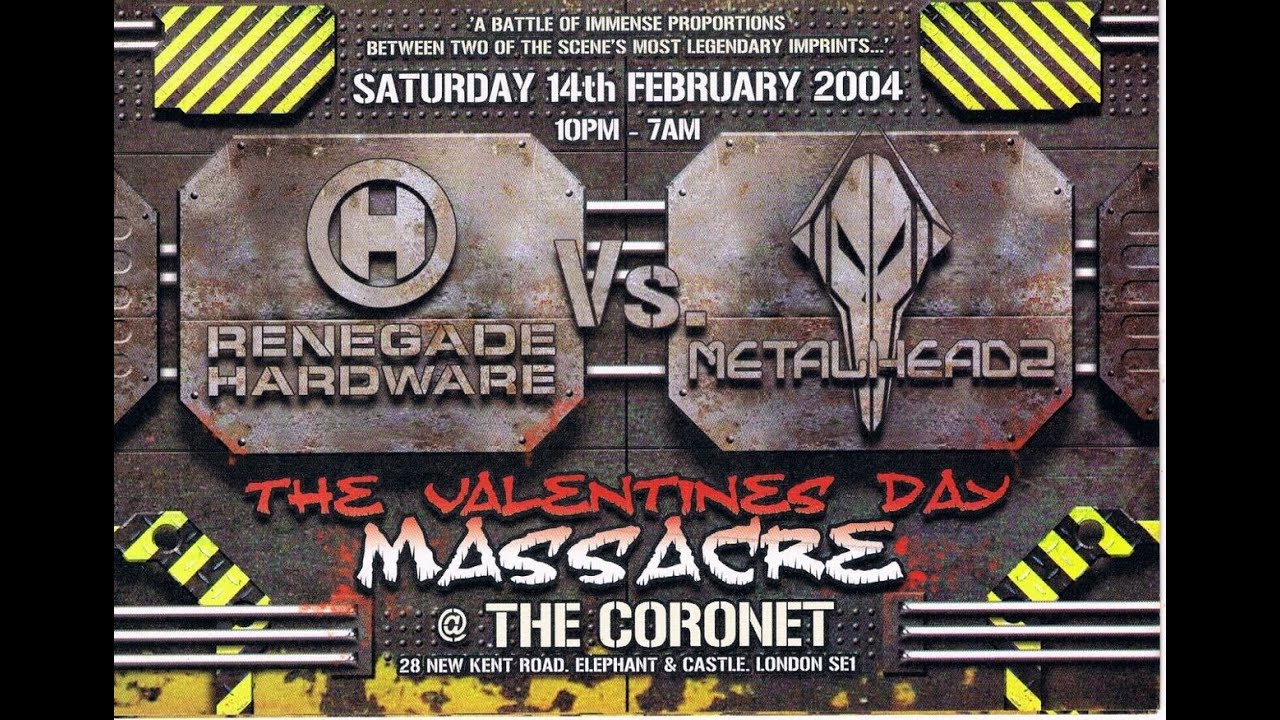 Friction LIVE @ Renegade Hardware - The Valentines Day Massacre, The Coronet - London 14.02.2004