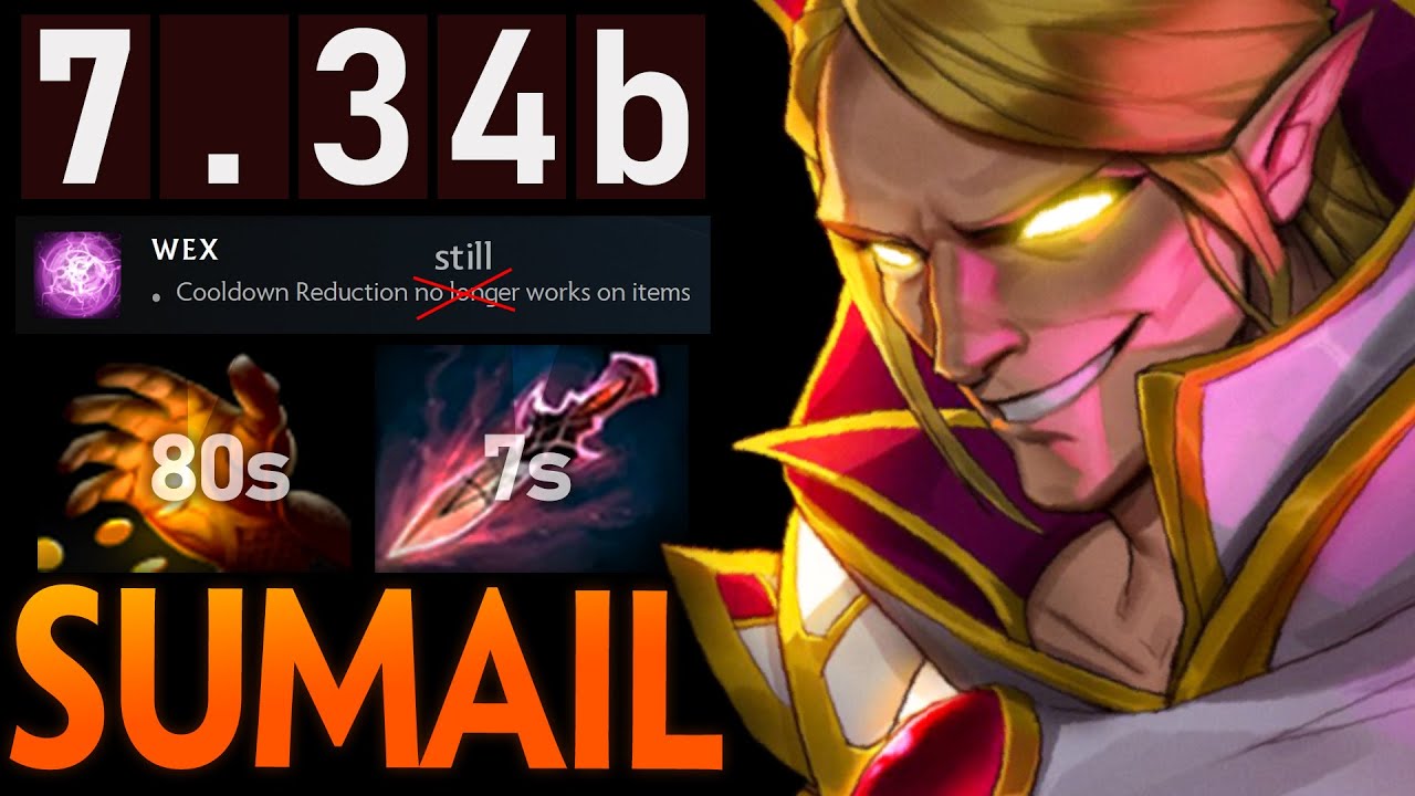 SUMAIL TEST INVOKER IN NEW PATCH 7.34B | Dota 2 Invoker