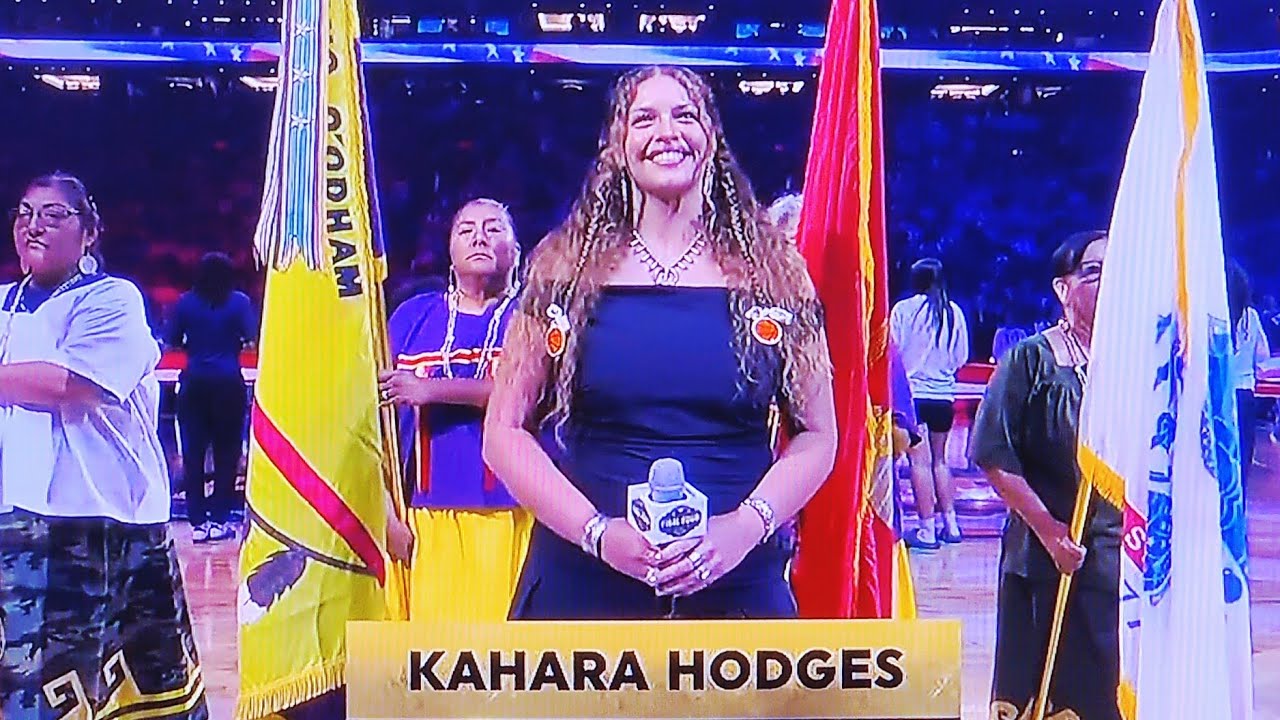 KAHARA HODGES: NATIONAL ANTHEM: NCAAW NATIONAL CHAMPIONSHIP: SOUTH CAROLINA VS. UCLA: APRIL 5, 2026