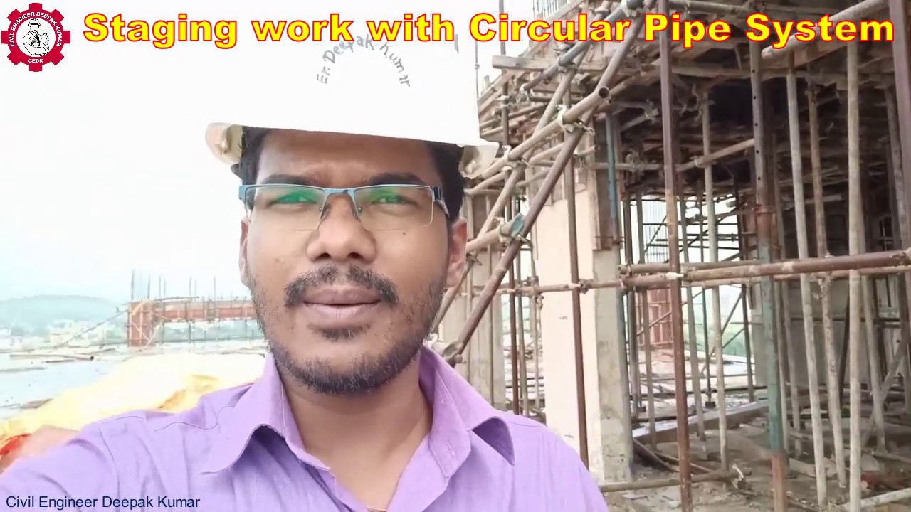 Staging work with Circular Pipe System