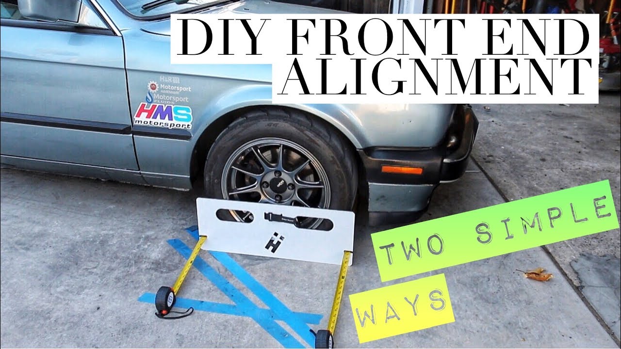 DIY ALIGNMENT IN YOUR GARAGE