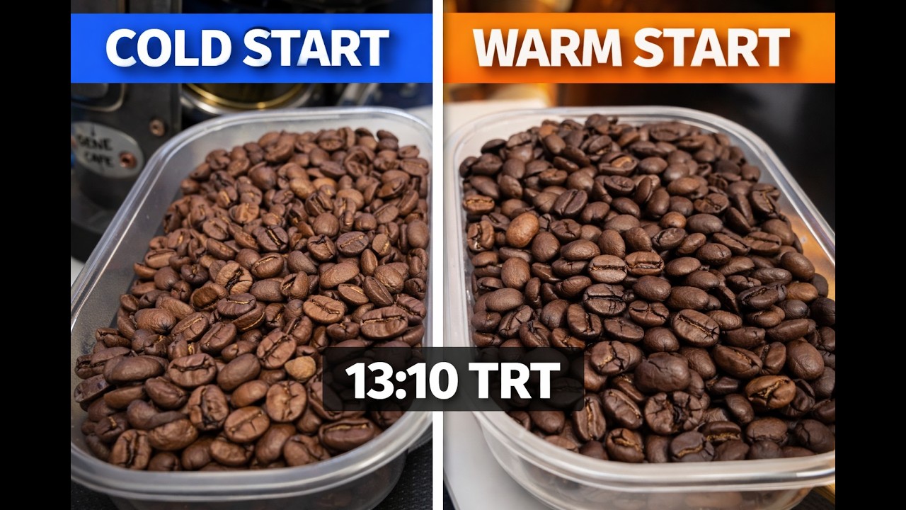 Gene Café CBR 301 Cold Start vs Warm Start | Same Roast Time | Very Different Results
