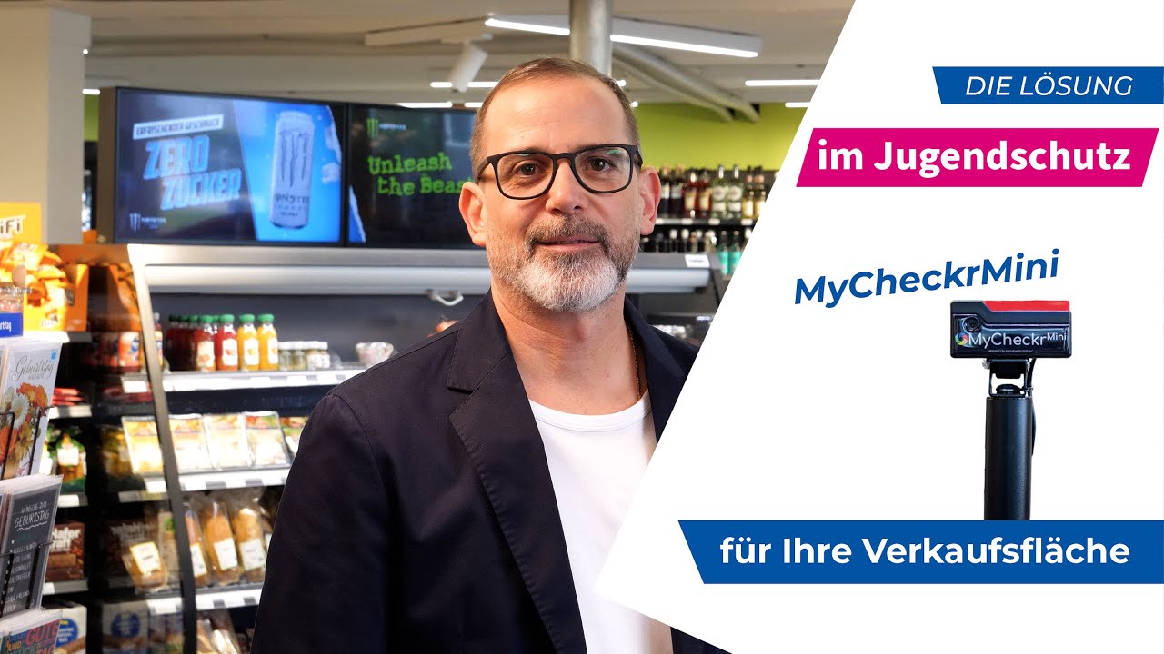 MyCheckrMini Jugendschutz im Einzelhandel mit der digitalen Alterspr&uuml;fung von B&ouml;hni Ladenbau