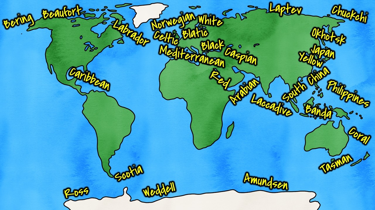 EVERY Sea Name Explained