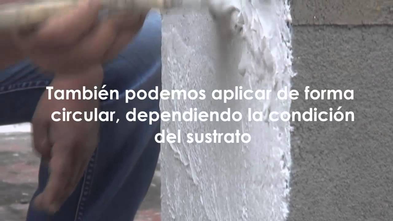 Planiseal 88, revestimiento impermeabilizante a base de cemento.