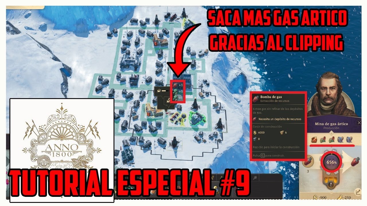 Anno 1800 Obtener mas gas artico, USAREMOS CLIPPING