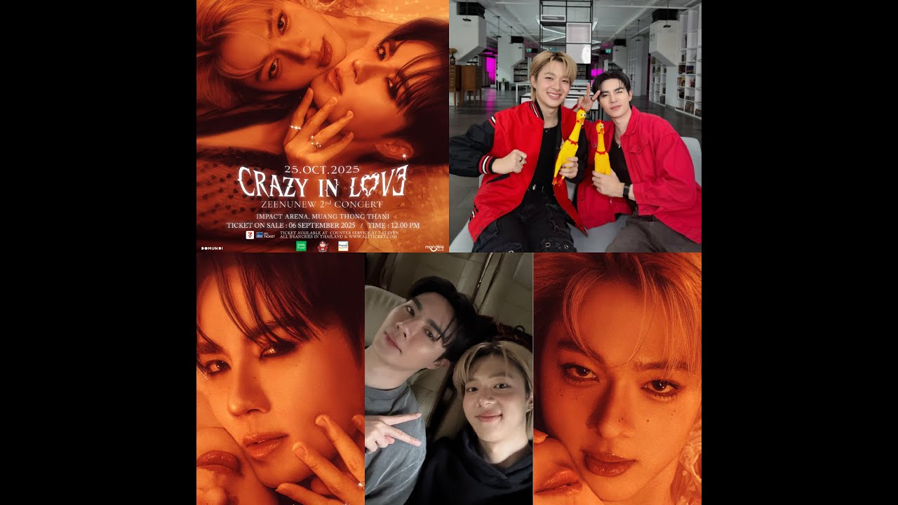 ZeeNunew 🧡💙 Chemistry overflowing, Radiating Crazy Love gaze, Burning Love Passion.