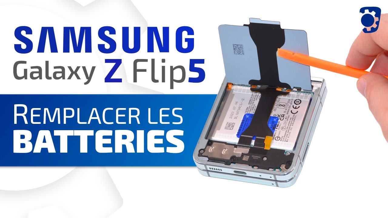 Comment changer les batteries du Samsung Galaxy Z Flip5 ? Tuto Brico-phone