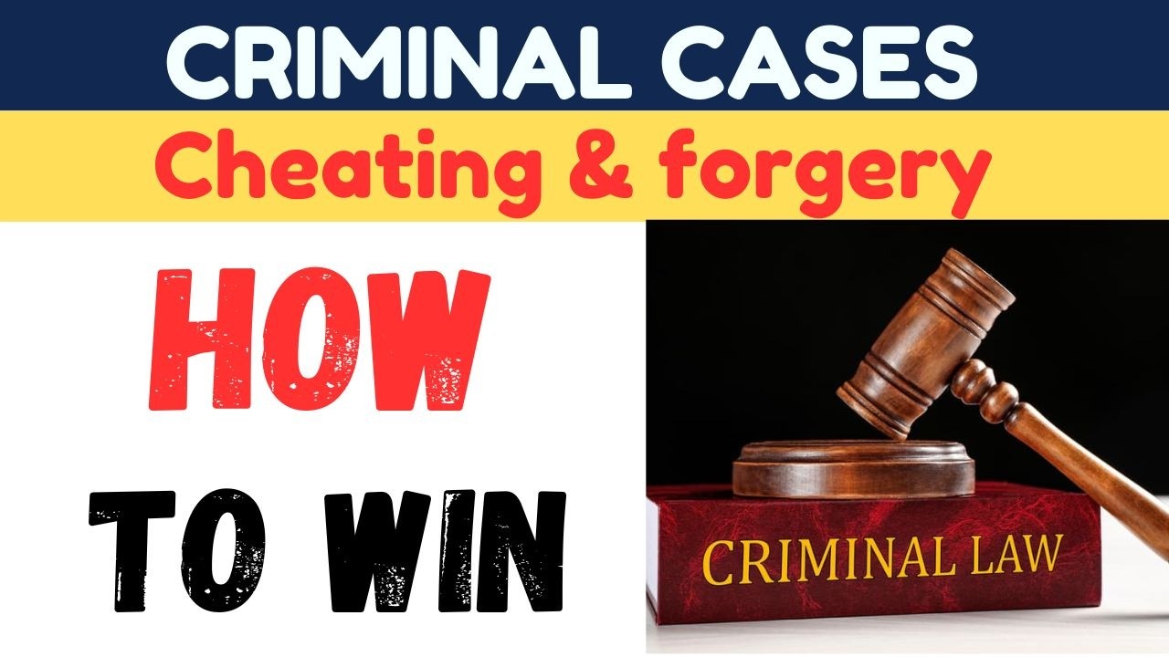 Criminal Defence | Cheating & Forgery Cases | Legal Psychology & Indian Law I Dr. Jinesh Soni