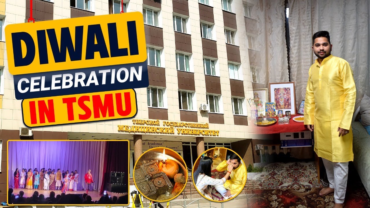 Diwali 🎇 celebration in Russia / TVER STATE MEDICAL UNIVERSITY/ medical students in Russia #medical