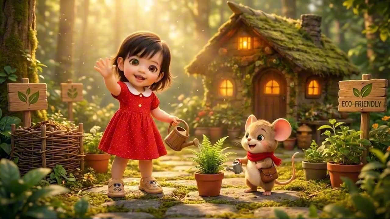 Something Strange in the Forest 🌲😲 | Ngọc Ánh & Little Mouse