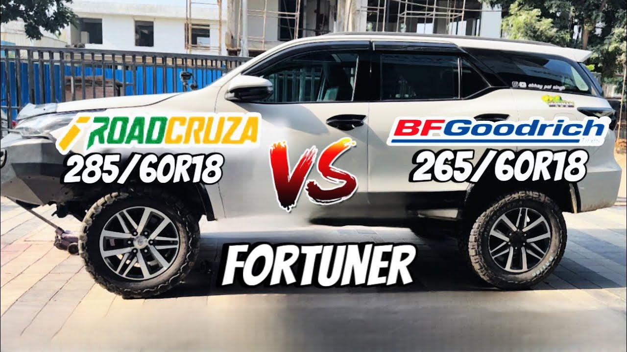 BF Goodrich 265/60 R18 Vs Roadcruza 285/60 R18 Shocking Difference ( Must Watch )