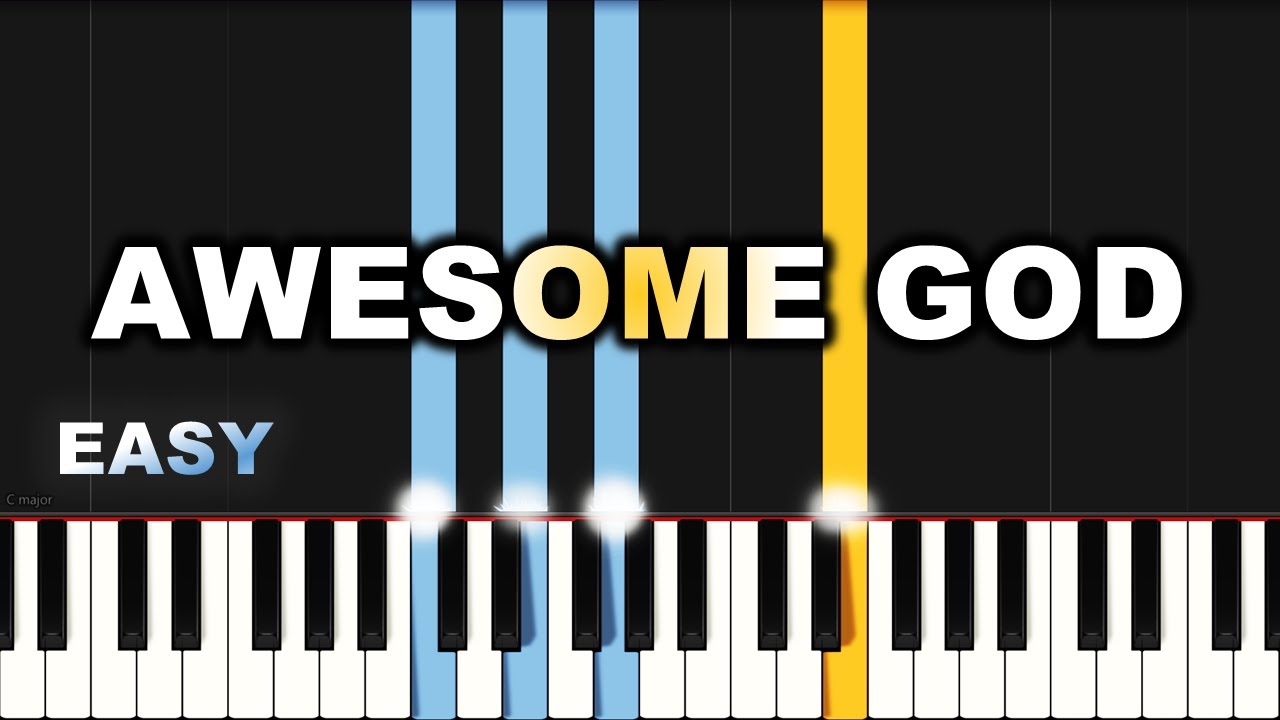 Michael W. Smith - Awesome God | EASY PIANO TUTORIAL BY Extreme Midi