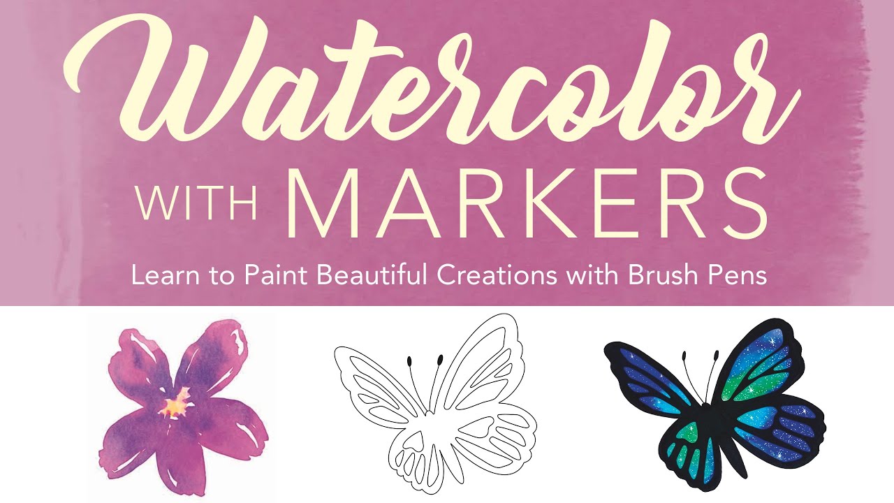 Book Launch and Free Tutorial: Watercolor with Markers with Jessica Mack,