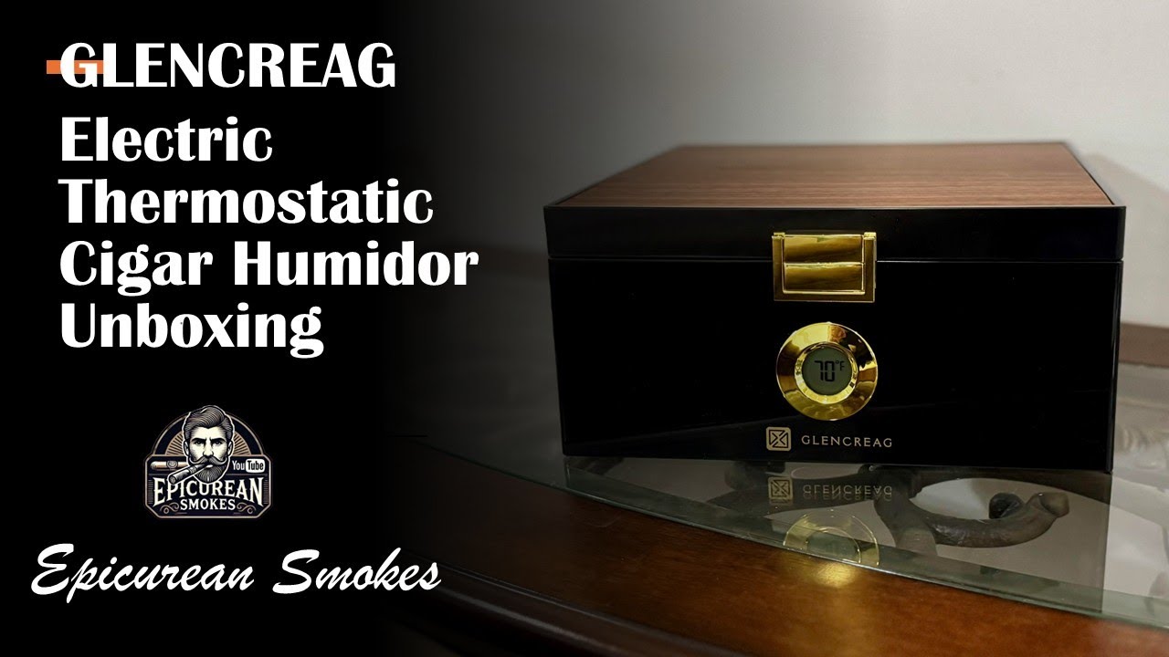 GLENCREAG Electric Thermostatic Cigar Humidor | Unboxing & First Impressions