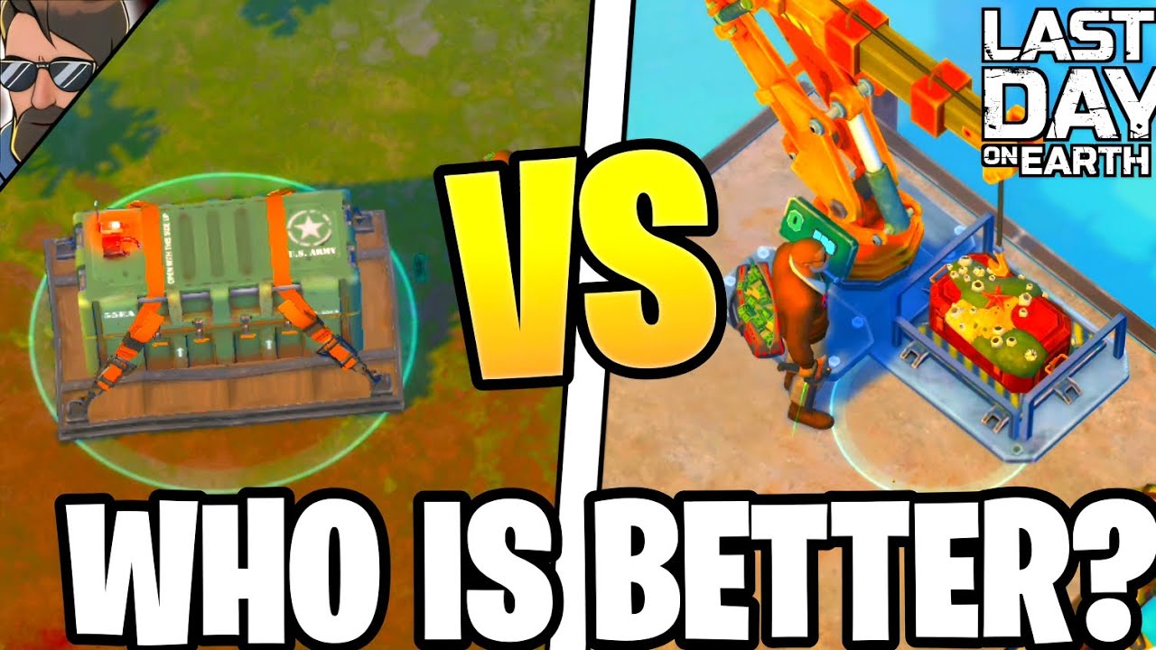 FLOPPY DISK CRATE VS SUNKEN BOX! +(HOW TO GET THIS BEST CRATES) | LDOE | Last Day on Earth: Survival