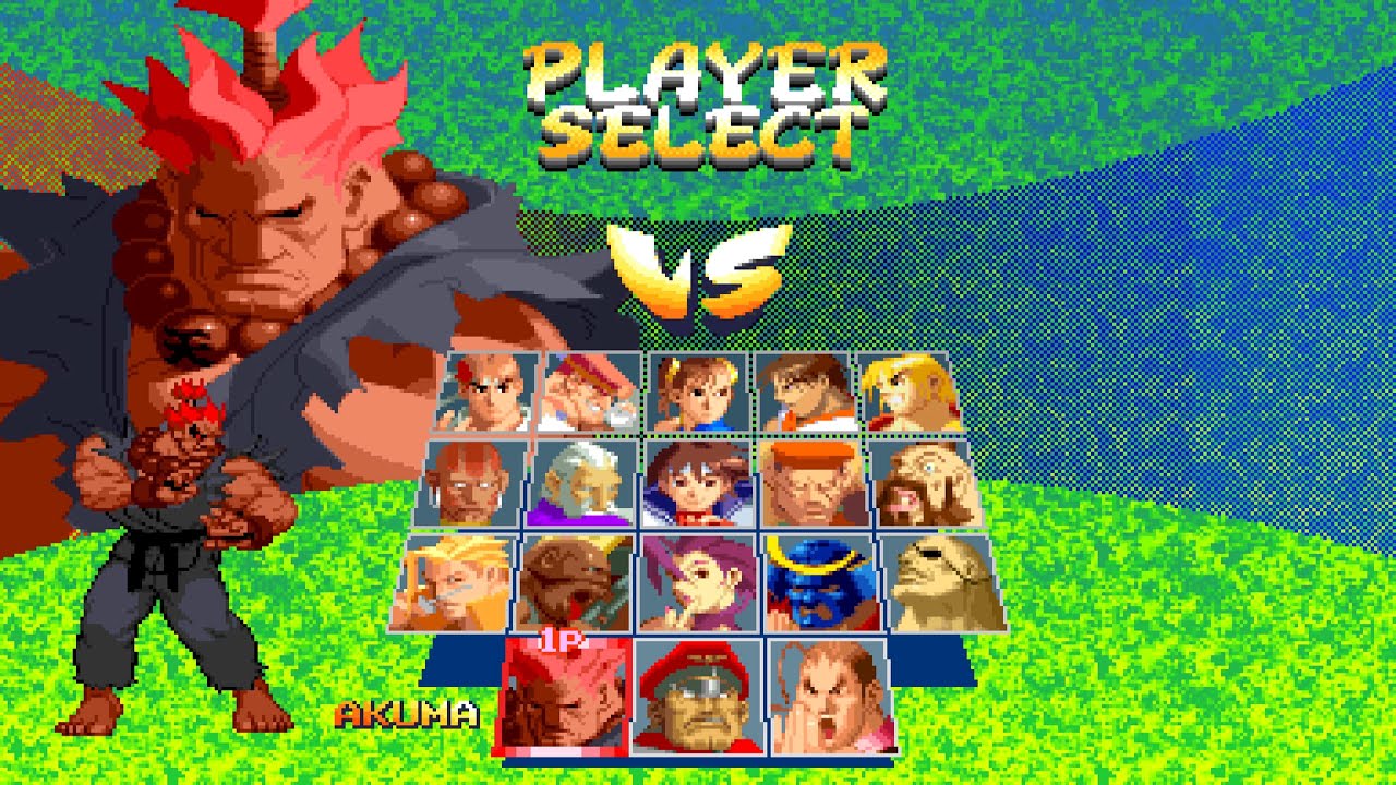Street Fighter Alpha 2 - Akuma Arcade Mode