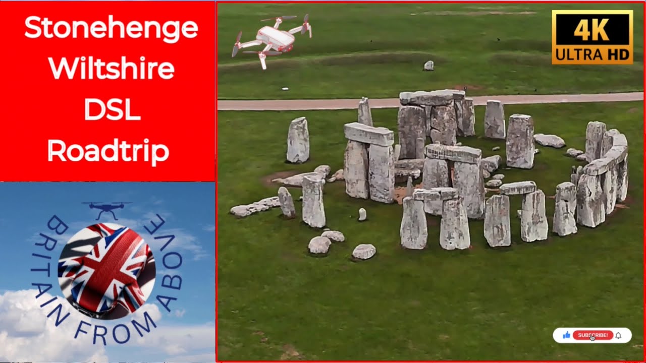 Majestic Drone Flight Around Stonehenge | Breathtaking Views of Ancient Mystery | #stonehenge #fyp 