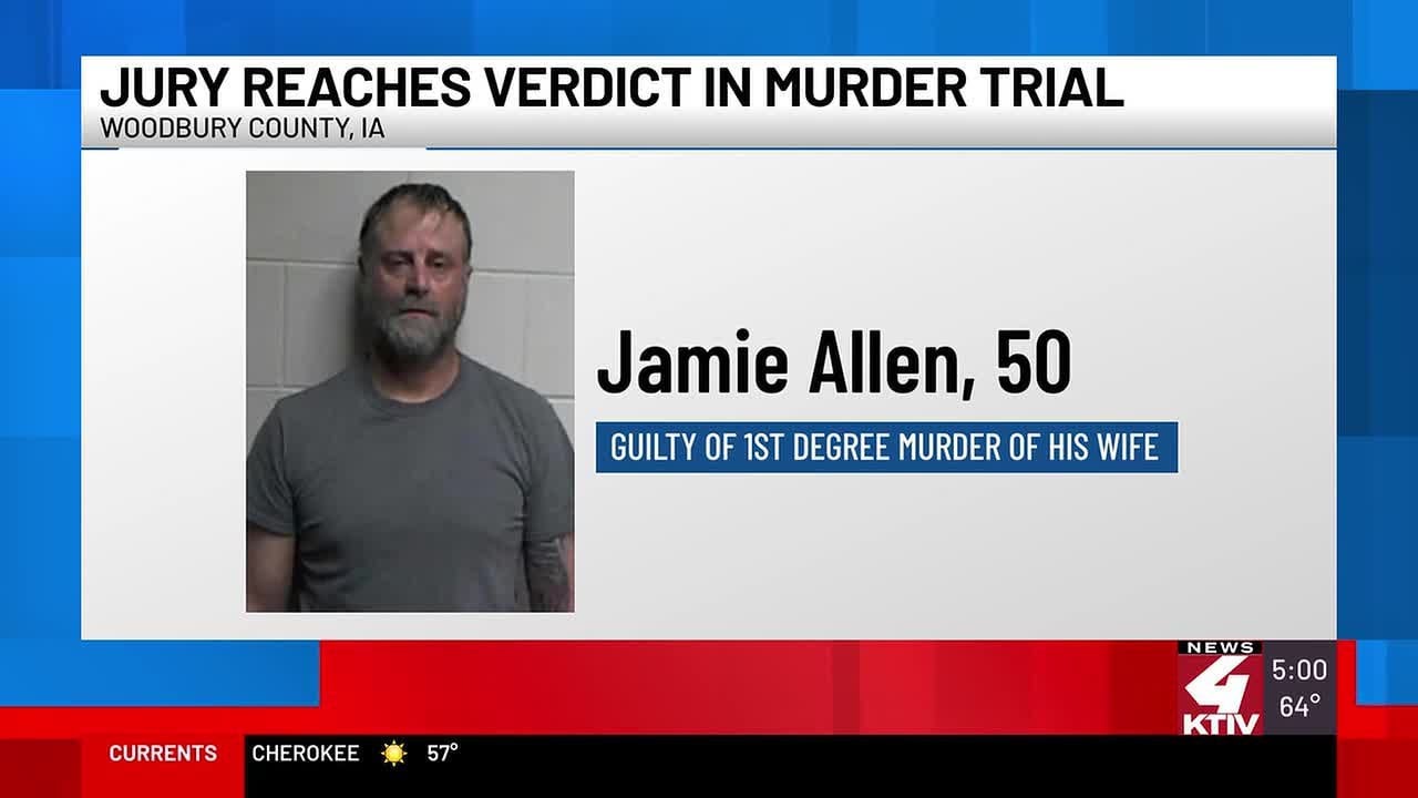 Iowa man found guilty of murdering his wife