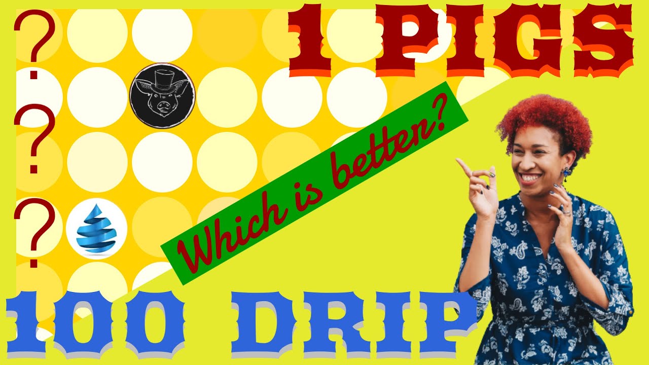 1 PIG or 100 Drip?