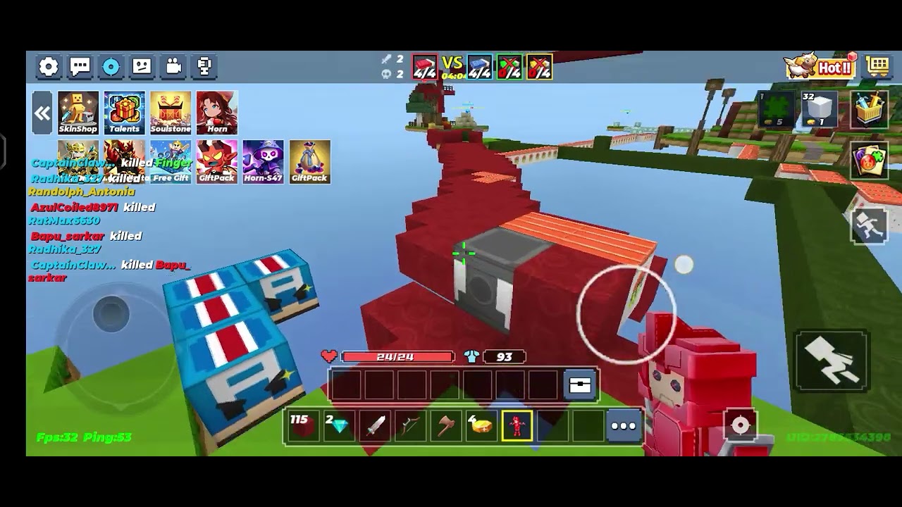 Playing bedwars for first time