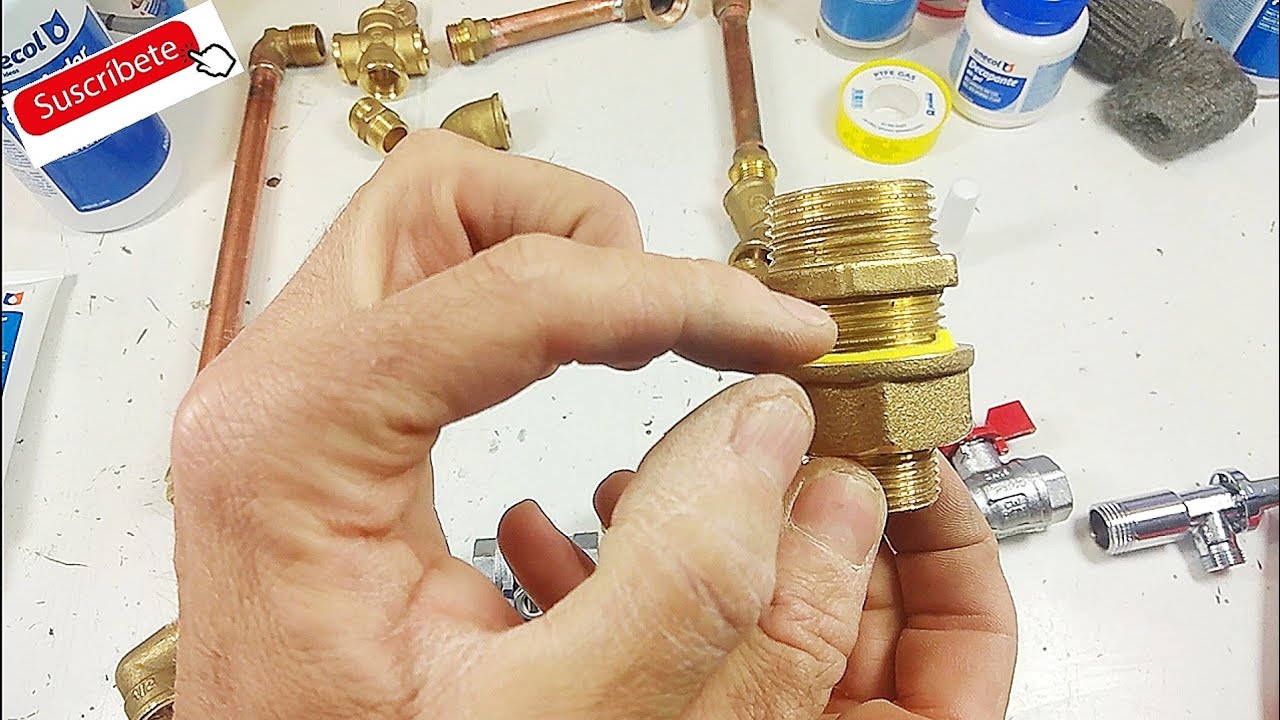 SELLADOR de ROSCAS LÍQUIDO. No NECESITO HERRAMIENTAS. Prueba de Presión #elfontaneroencasa #sifones