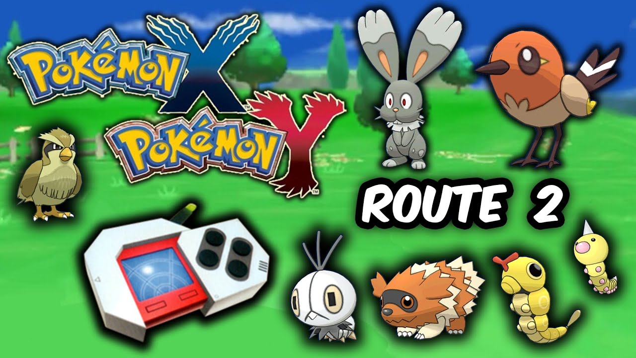 Find ALL Shiny Pokémon with Poké Radar (Route 2) Pokémon X and Y