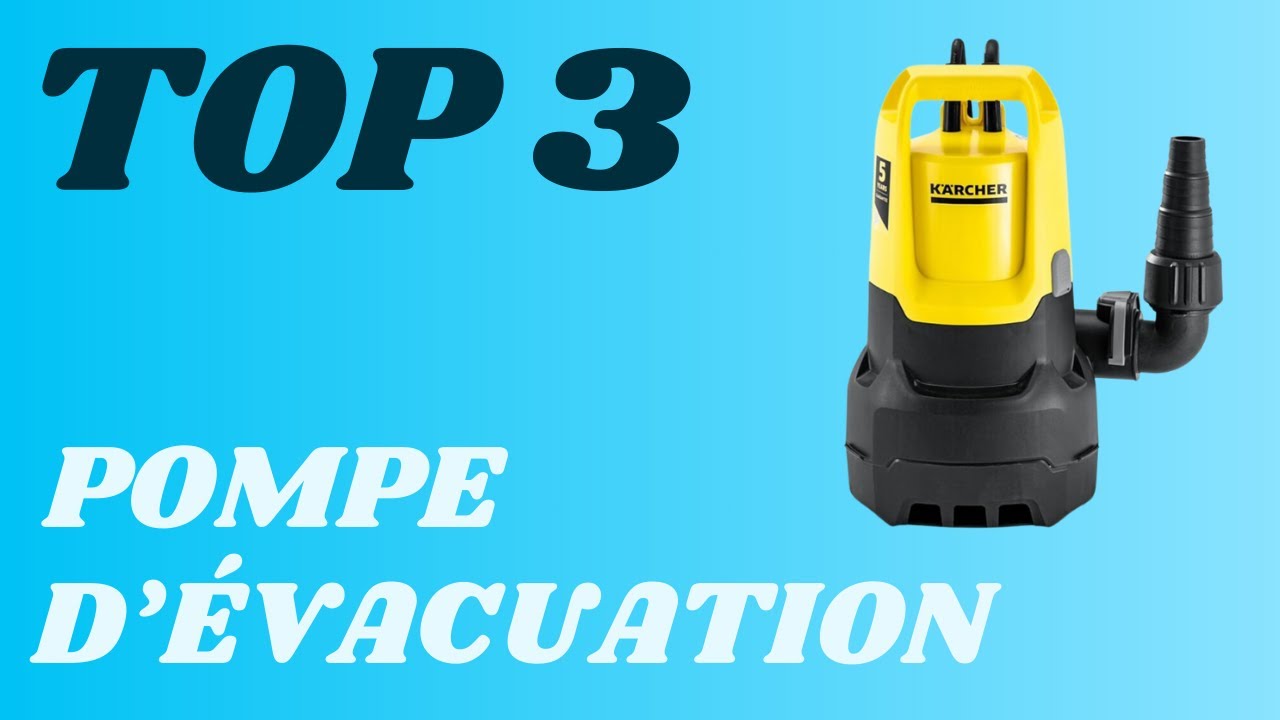 Top 3 - Meilleur Pompe D'Évacuation Eau Chargée 2024