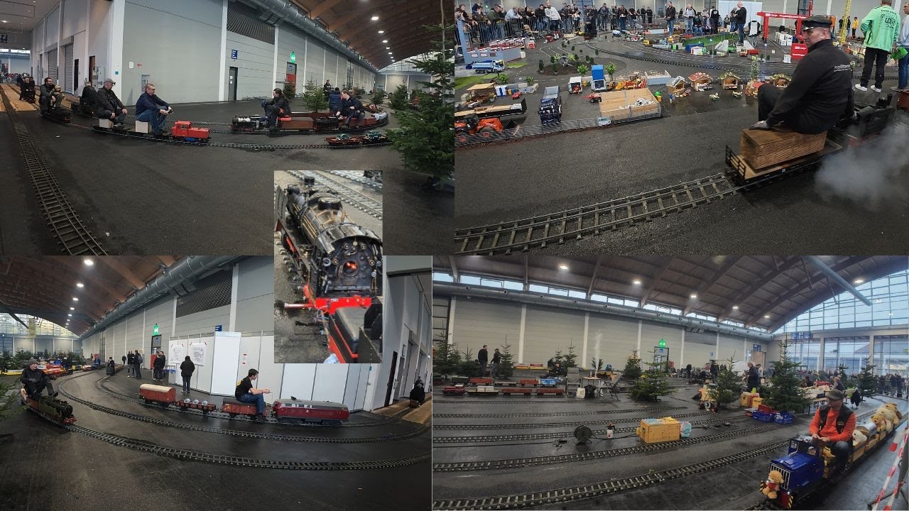 Echtdampf-Hallentreffen bei der Faszination Modellbau 2025 #modelbuilding #railway 