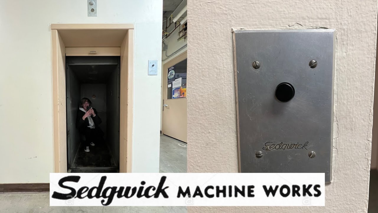 Riding A Dumbwaiter! Epic Vintage Sedgwick Traction Floor-Loading Dumbwaiter