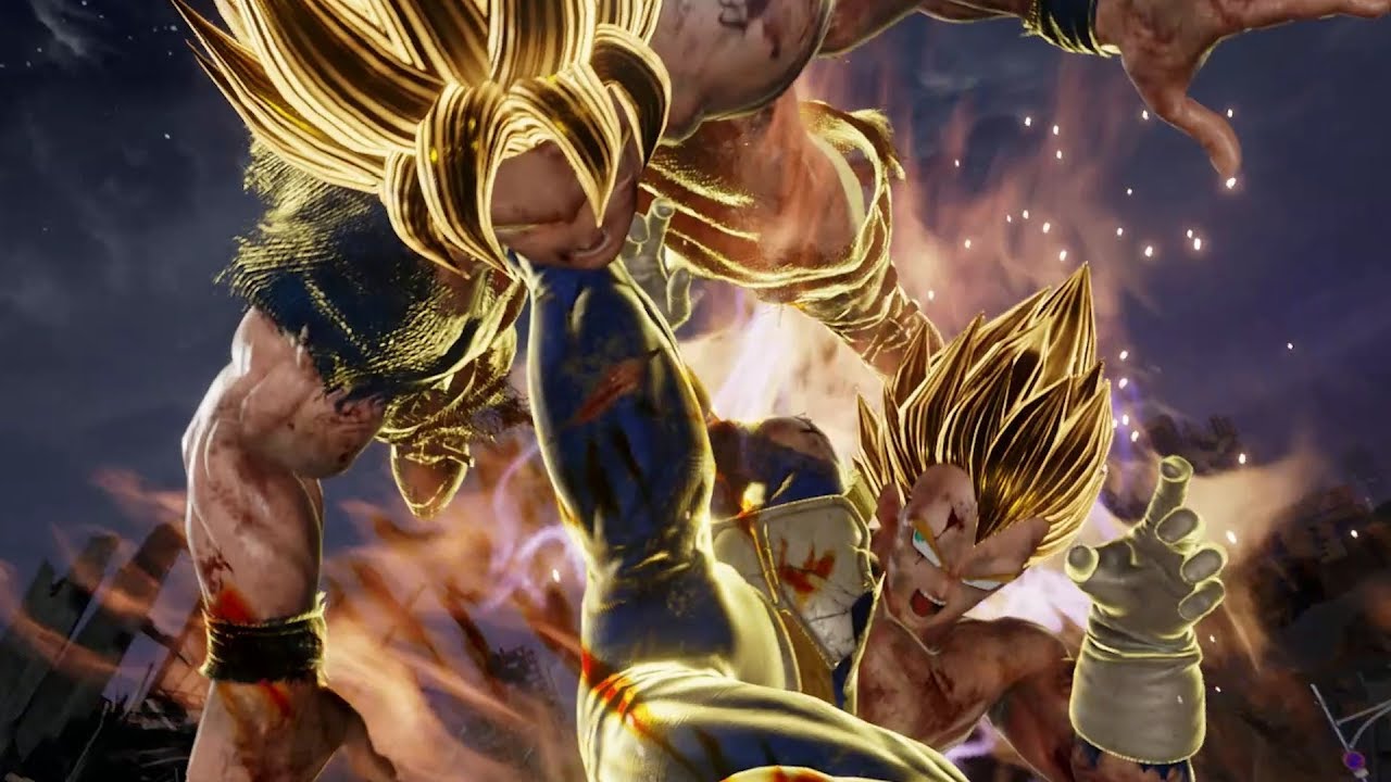 Vegeta VS Goku Dragon Ball Fight - Jump Force