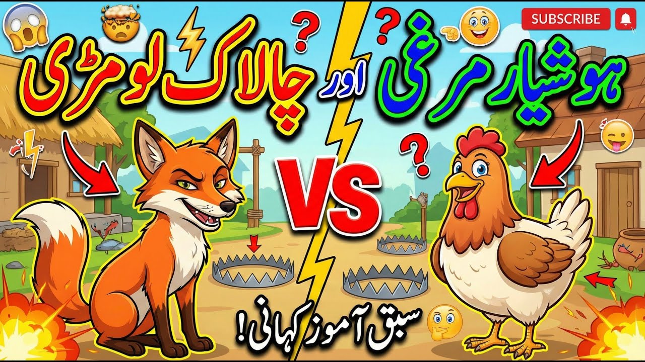 The Clever Fox and the Red Hen | Kids Moral Story | 3D Animated Cartoon