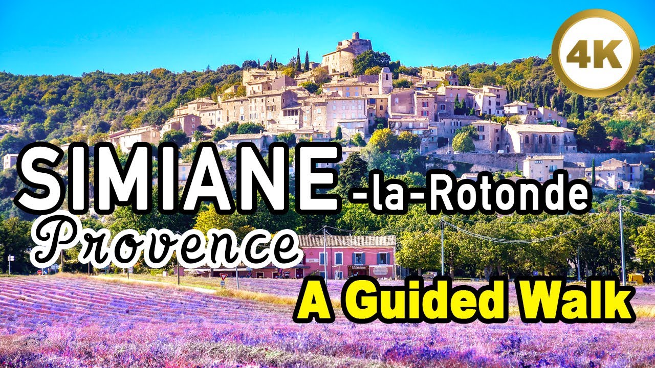 Simiane-la-Rotonde FRANCE  🇫🇷 A Guided Walk 🤩 Impressive Perched Village in Provence [4k]