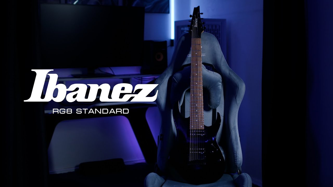 Ibanez RG8 - Fokin Grizzly pickups #metal #test #review #ibanez #axefx #8string