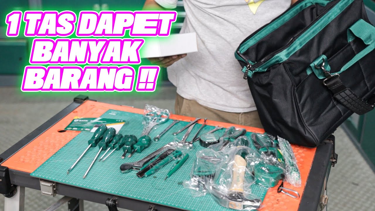 SATA TOOLBAG UDAH DAPET BANYAK TOOLS!!! | SATA 09556