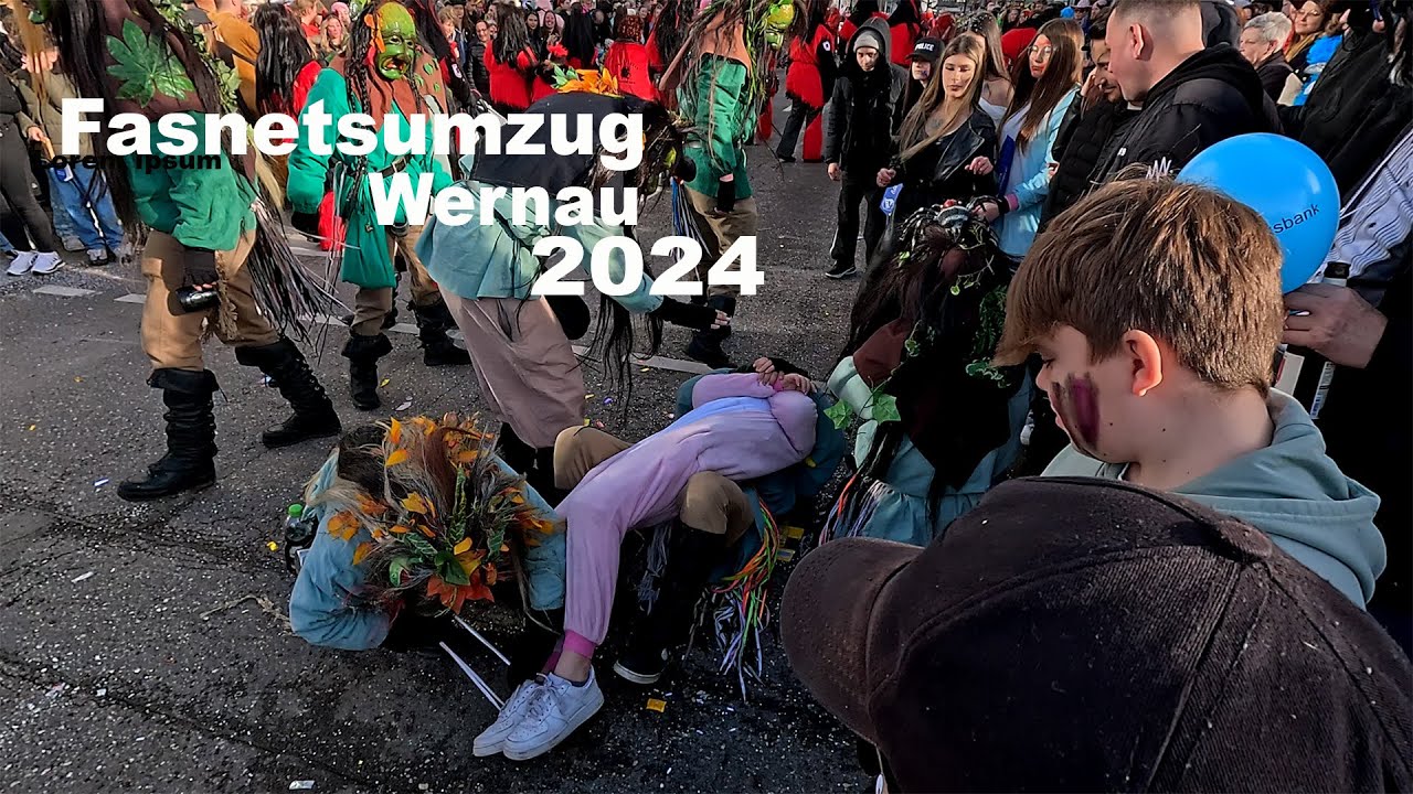 2024 #Wernau #Fasnetsumzug #Narrenumzug | schwäbisch-alemannische Fastnacht | Baden-Württemberg