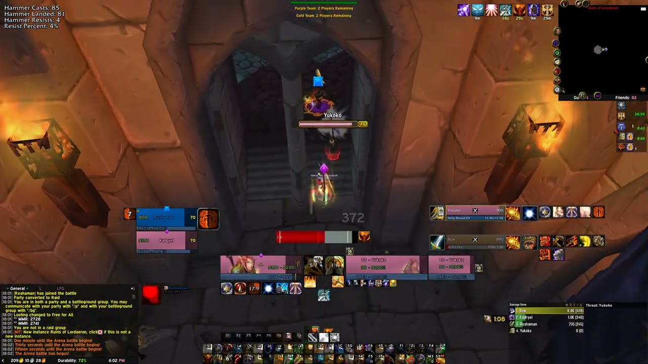 TBC - 2v2 vs War/HPal