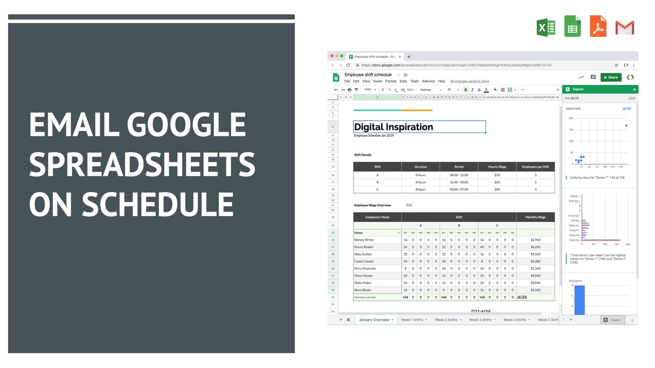 Email Google Sheets Automatically