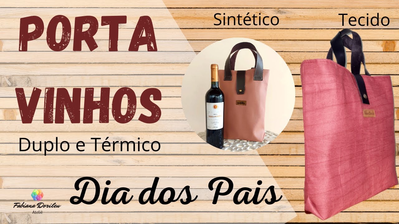 Porta vinhos - Especial dia dos Pais - Fácil, rápido e vende muito!